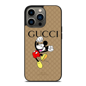 GUCCI LOGO PATTERN DISNEY MICKEY MOUSE iPhone 13 Pro Case Cover GUCCI LOGO PATTERN DISNEY MICKEY MOUSE iPhone 13 Pro Case Cover