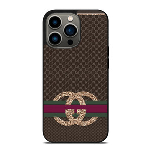 GUCCI LOGO PATTERN SPARKLE EMBLEM iPhone 13 Pro Case Cover GUCCI LOGO PATTERN SPARKLE EMBLEM iPhone 13 Pro Case Cover