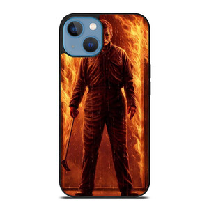 MICHAEL MYERS HALLOWEEN IN FIRE iPhone 13 Case Cover MICHAEL MYERS HALLOWEEN IN FIRE iPhone 13 Case Cover