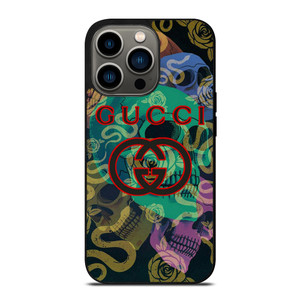 GUCCI LOGO SNAKE SKULLS ICON iPhone 13 Pro Case Cover GUCCI LOGO SNAKE SKULLS ICON iPhone 13 Pro Case Cover