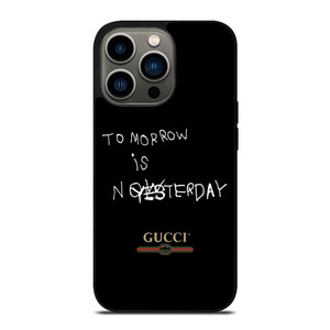 GUCCI LOGO TOMORROW IS NOW iPhone 13 Pro Case Cover GUCCI LOGO TOMORROW IS NOW iPhone 13 Pro Case Cover