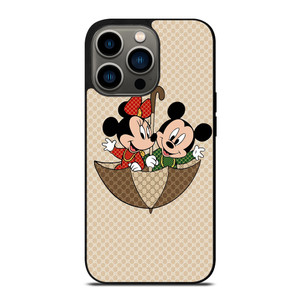 GUCCI MICKEY MINNIE MOUSE UMBRELLA iPhone 13 Pro Case Cover GUCCI MICKEY MINNIE MOUSE UMBRELLA iPhone 13 Pro Case Cover