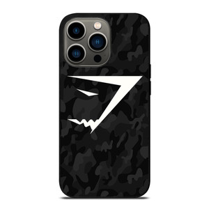 GYMSHARK BLACK CAMO iPhone 13 Pro Case Cover GYMSHARK BLACK CAMO iPhone 13 Pro Case Cover