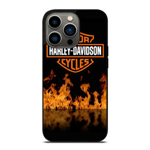 HARLEY DAVIDSON FIRE LOGO iPhone 13 Pro Case Cover