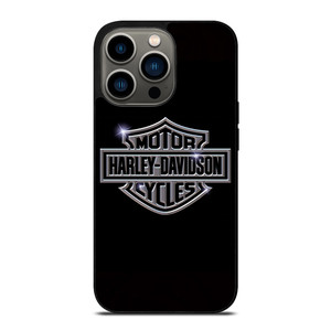 HARLEY DAVIDSON LOGO BLACK iPhone 13 Pro Case Cover