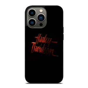 HARLEY DAVIDSON RED GLOW LOGO iPhone 13 Pro Case Cover HARLEY DAVIDSON RED GLOW LOGO iPhone 13 Pro Case Cover