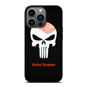 HARLEY DAVIDSON THE PUNISHER LOGO iPhone 13 Pro Case Cover