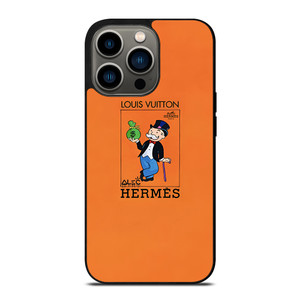 HERMES LOUIS VUITTON LV LOGO MONOPOLI ICON iPhone 13 Pro Case Cover HERMES LOUIS VUITTON LV LOGO MONOPOLI ICON iPhone 13 Pro Case Cover