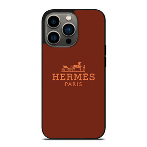 HERMES PARIS LOGO BROWN iPhone 13 Pro Case Cover HERMES PARIS LOGO BROWN iPhone 13 Pro Case Cover