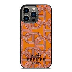 HERMES PARIS PATTERN iPhone 13 Pro Case Cover