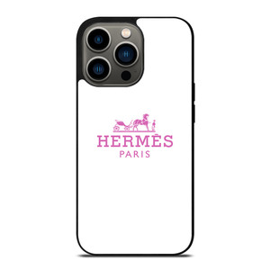 HERMES PARIS PINK LOGO iPhone 13 Pro Case Cover HERMES PARIS PINK LOGO iPhone 13 Pro Case Cover