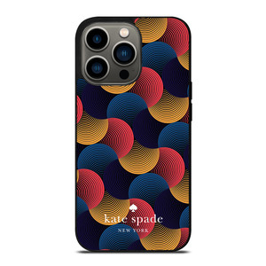 KATE SPADE NEW YORK CIRCULAR COLORFUL PATTERN iPhone 13 Pro Case Cover KATE SPADE NEW YORK CIRCULAR COLORFUL PATTERN iPhone 13 Pro Case Cover