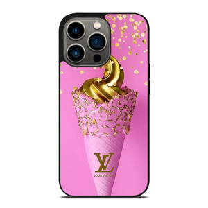 LOUIS VUITTON LOGO GOLDEN ICE CREAM ICON iPhone 13 Pro Case Cover LOUIS VUITTON LOGO GOLDEN ICE CREAM ICON iPhone 13 Pro Case Cover