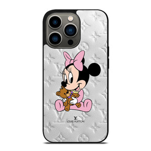 LOUIS VUITTON LV LOGO BABY MINNIE MOUSE DISNEY iPhone 13 Pro Case Cover LOUIS VUITTON LV LOGO BABY MINNIE MOUSE DISNEY iPhone 13 Pro Case Cover