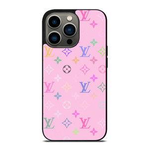 LOUIS VUITTON LV LOGO PINK iPhone 13 Pro Case Cover LOUIS VUITTON LV LOGO PINK iPhone 13 Pro Case Cover