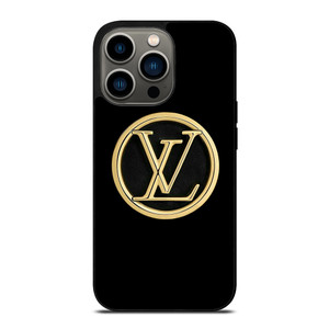 LOUIS VUITTON LV ROUND METAL LOGO iPhone 13 Pro Case Cover
