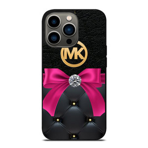 MICHAEL KORS MK LOGO PINK RIBBON iPhone 13 Pro Case Cover