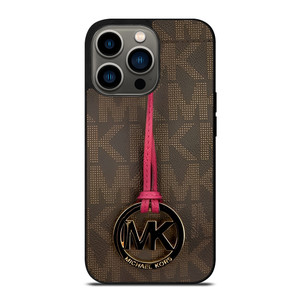MICHAEL KORS MK PINK BROWN iPhone 13 Pro Case Cover MICHAEL KORS MK PINK BROWN iPhone 13 Pro Case Cover