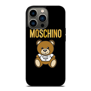 MOSCHINO BEAR LOGO iPhone 13 Pro Case Cover