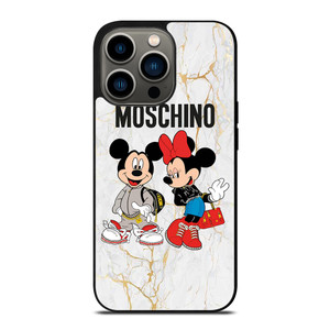 MOSCHINO MICKEY MINNIE MOUSE iPhone 13 Pro Case Cover MOSCHINO MICKEY MINNIE MOUSE iPhone 13 Pro Case Cover