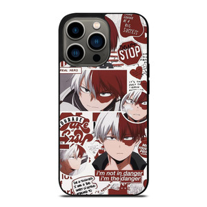 MY HERO ACADEMIA SHOTO TODOROKI QUOTE iPhone 13 Pro Case Cover MY HERO ACADEMIA SHOTO TODOROKI QUOTE iPhone 13 Pro Case Cover