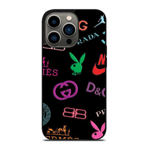 NIKE PRADA GUCCI PLAYBOY BUNNY COLLAGE iPhone 13 Pro Case Cover NIKE PRADA GUCCI PLAYBOY BUNNY COLLAGE iPhone 13 Pro Case Cover