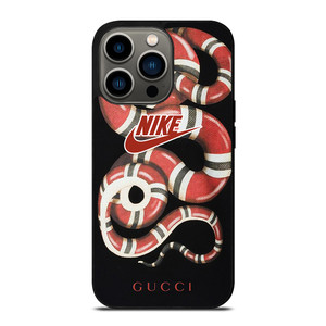 NIKE x GUCCI SNAKE LOGO ICON iPhone 13 Pro Case Cover NIKE x GUCCI SNAKE LOGO ICON iPhone 13 Pro Case Cover