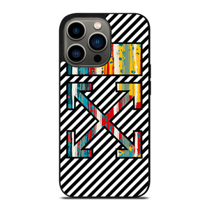 OFF WHITE LOGO COLORFUL ICON iPhone 13 Pro Case Cover OFF WHITE LOGO COLORFUL ICON iPhone 13 Pro Case Cover