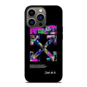 OFF WHITE LOGO JUST DO IT NIKE iPhone 13 Pro Case Cover OFF WHITE LOGO JUST DO IT NIKE iPhone 13 Pro Case Cover