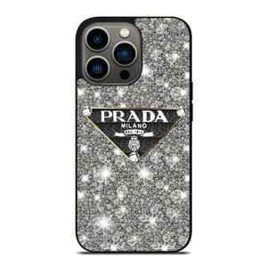 PRADA MILANO LOGO ON DIAMOND iPhone 13 Pro Case Cover PRADA MILANO LOGO ON DIAMOND iPhone 13 Pro Case Cover