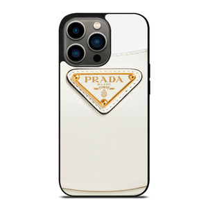 PRADA MILANO LOGO WHITE iPhone 13 Pro Case Cover