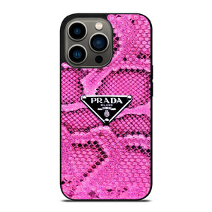 PRADA MILANO PINK SNAKE SKIN iPhone 13 Pro Case Cover PRADA MILANO PINK SNAKE SKIN iPhone 13 Pro Case Cover