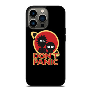 RICK AND MORTY DONT PANIC iPhone 13 Pro Case Cover RICK AND MORTY DONT PANIC iPhone 13 Pro Case Cover