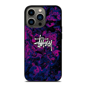 STUSSY PURPLE LOGO iPhone 13 Pro Case Cover STUSSY PURPLE LOGO iPhone 13 Pro Case Cover