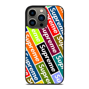 SUPREME COLORFULL iPhone 13 Pro Case Cover
