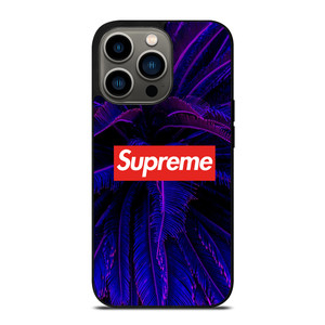 SUPREME GLOWING PALM TREE iPhone 13 Pro Case Cover SUPREME GLOWING PALM TREE iPhone 13 Pro Case Cover