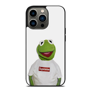 SUPREME KERMIT SESAME STREET iPhone 13 Pro Case Cover