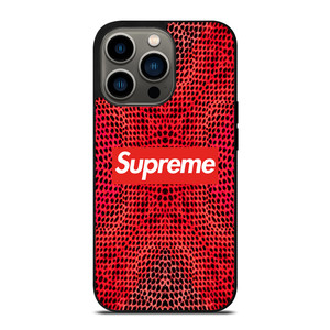SUPREME RED SNAKE SKIN iPhone 13 Pro Case Cover SUPREME RED SNAKE SKIN iPhone 13 Pro Case Cover