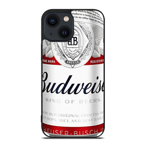 BUDWEISER KING OF BEERS CAN  iPhone 14 Plus Case Cover