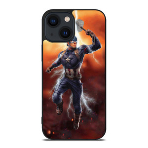 CAPTAIN AMERICA X THOR HAMMER 2 iPhone 14 Plus Case Cover CAPTAIN AMERICA X THOR HAMMER 2 iPhone 14 Plus Case Cover