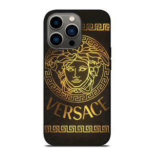 VERSACE GOLD LOGO ORNAMENT iPhone 13 Pro Case Cover VERSACE GOLD LOGO ORNAMENT iPhone 13 Pro Case Cover