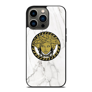 VERSACE GOLDEN LOGO ICON MARBLE iPhone 13 Pro Case Cover VERSACE GOLDEN LOGO ICON MARBLE iPhone 13 Pro Case Cover
