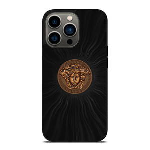 VERSACE LOGO EMBLEM GOLD BLACK ICON iPhone 13 Pro Case Cover VERSACE LOGO EMBLEM GOLD BLACK ICON iPhone 13 Pro Case Cover
