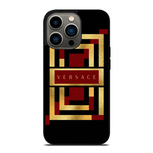 VERSACE LOGO RED GOLD ICON iPhone 13 Pro Case Cover