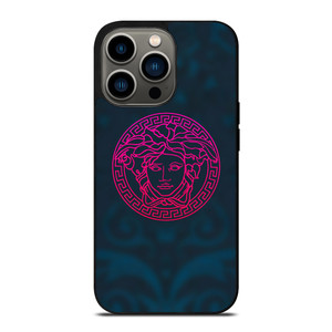 VERSACE VOILET GREEN LOGO iPhone 13 Pro Case Cover VERSACE VOILET GREEN LOGO iPhone 13 Pro Case Cover