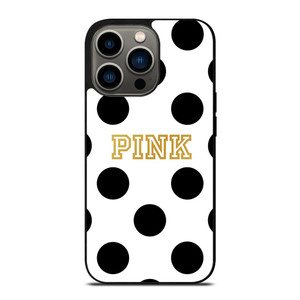 VICTORIA S SECRET PINK POLKADOTS iPhone 13 Pro Case Cover VICTORIA S SECRET PINK POLKADOTS iPhone 13 Pro Case Cover