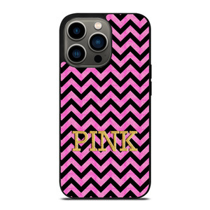 VICTORIA'S SECRET PINK CHEVRON iPhone 13 Pro Case Cover VICTORIA'S SECRET PINK CHEVRON iPhone 13 Pro Case Cover