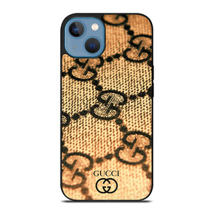 BROWN GUCCI LOGO PATTERN ART iPhone 13 Case Cover BROWN GUCCI LOGO PATTERN ART iPhone 13 Case Cover