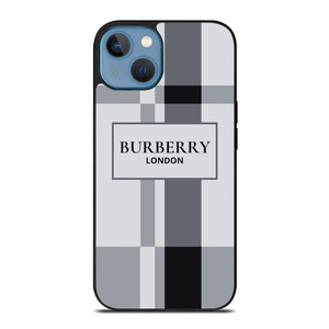 BURBERRY LONDON LOGO GREY iPhone 13 Case Cover