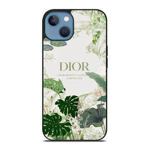 CHRISTIAN DIOR PARIS FLORAL GREEN iPhone 13 Case Cover CHRISTIAN DIOR PARIS FLORAL GREEN iPhone 13 Case Cover